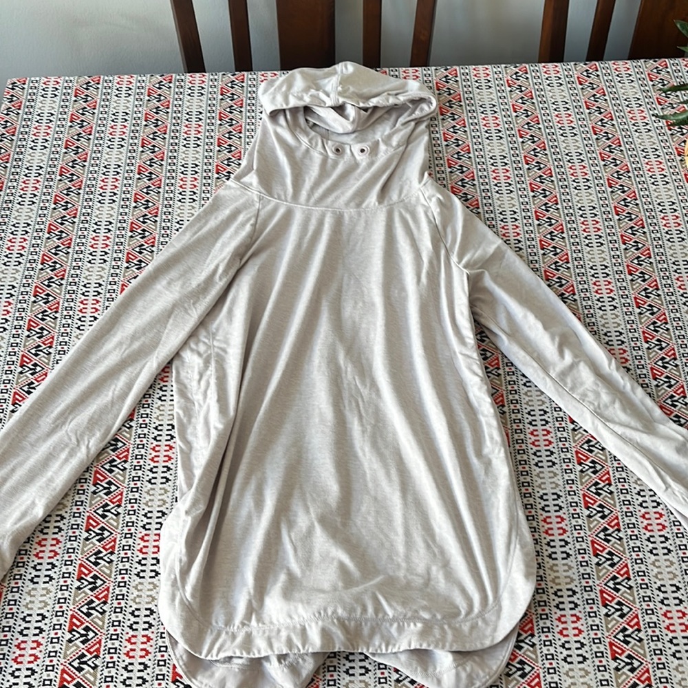 Athleta uptempo hoodie in light pink xs